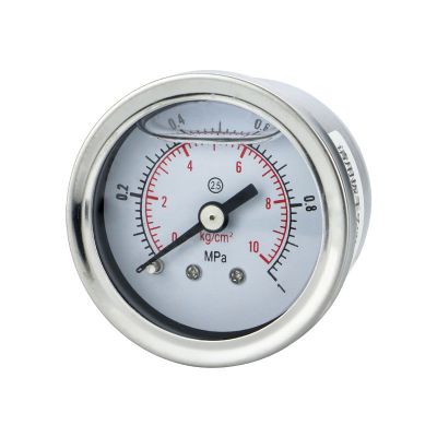 Stainless steel shock-resistantpressure gauge YN